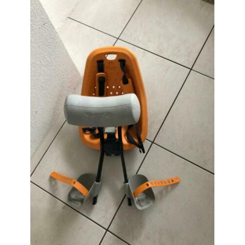 Yepp fietstoeltje incl Upp poot om kinderstoel van te maken