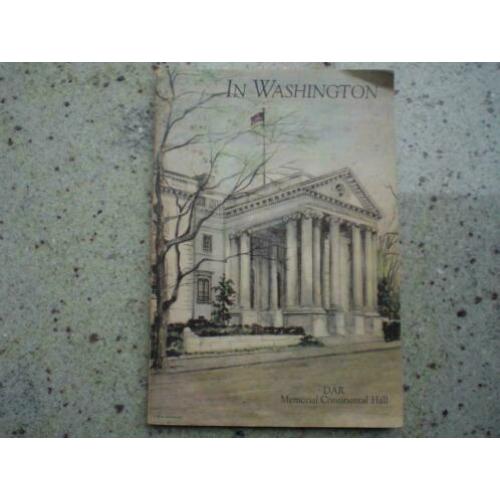 In washington. Dar. Memorial continental hall. Oude uitgave