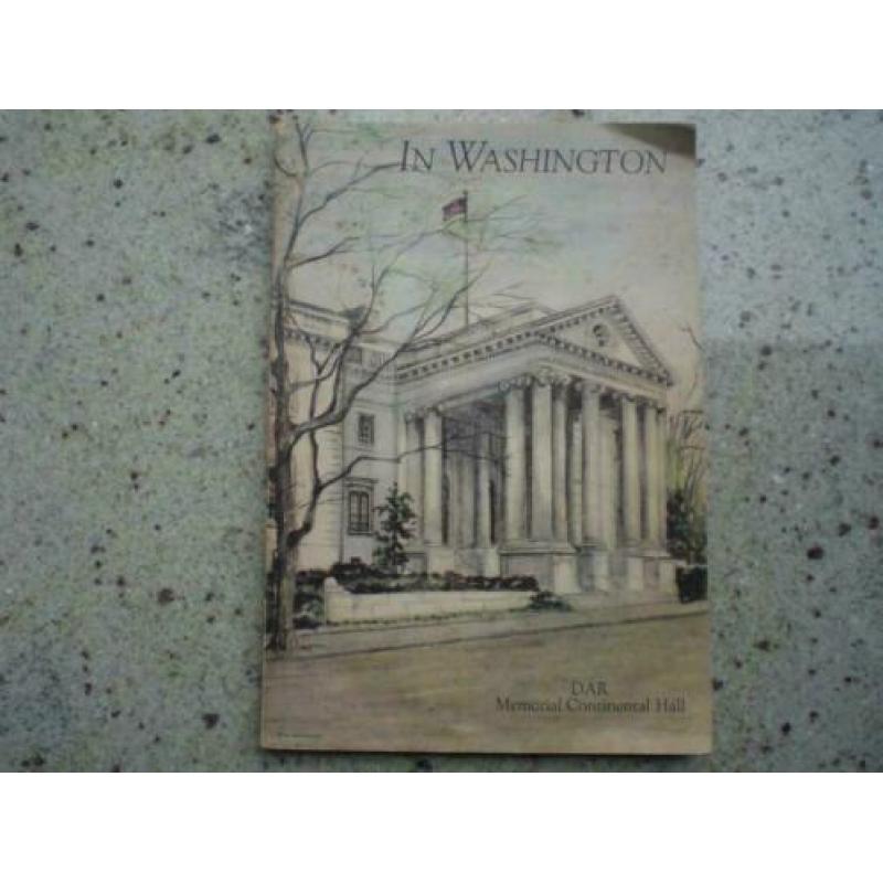 In washington. Dar. Memorial continental hall. Oude uitgave