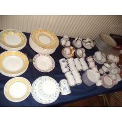 diverse servies diverse soorten en kleuren