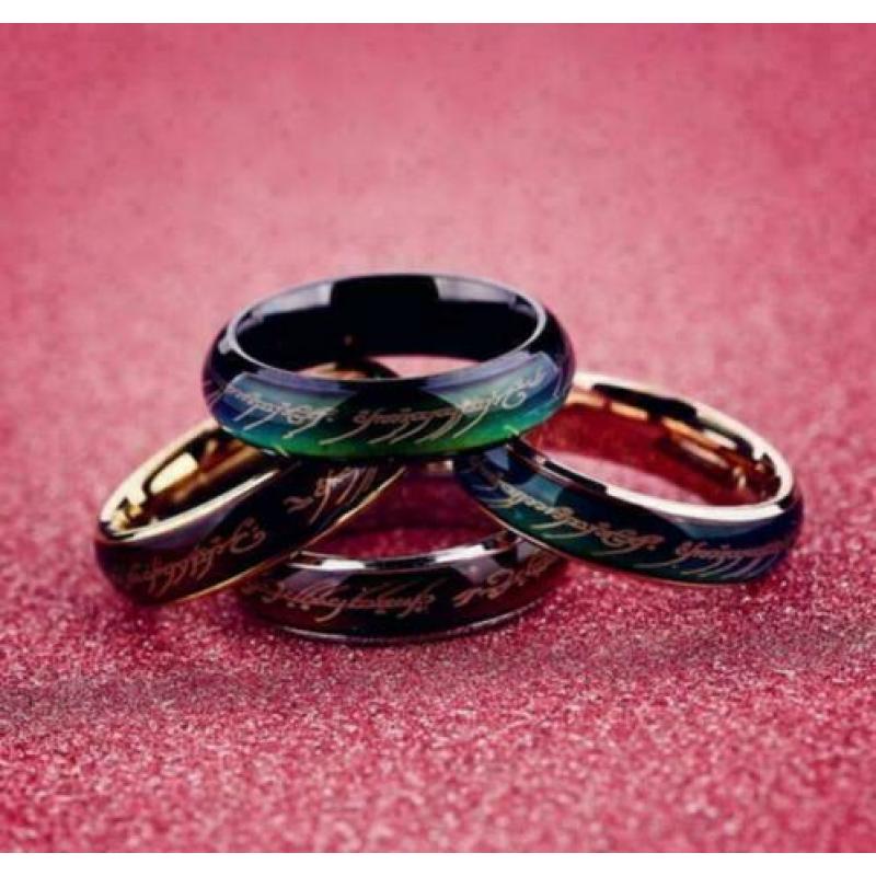 Moodring Lord of the Rings / Mood Ring / Temperatuur ring