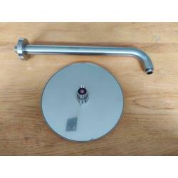 Hotbath M100 hoofddouche met 35cm wand arm GN Brushed Nickel