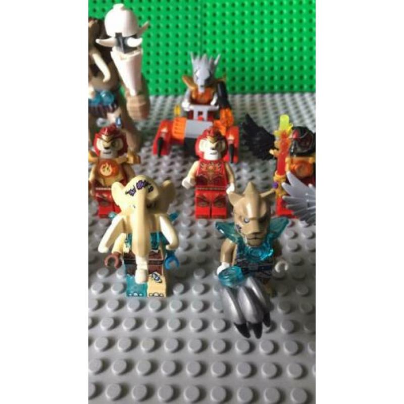 Lego legends of chima minifiguren en onderdelen partij