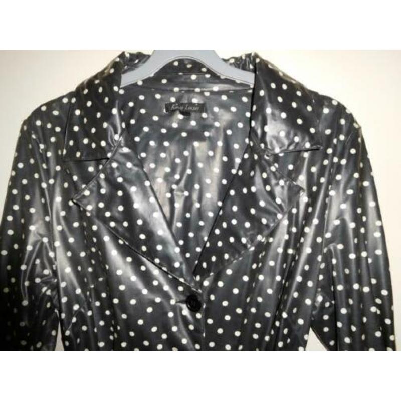 Blikvanger Regenjas/coat/Jas & Polkadot KING LOUIE L=40/42