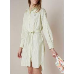 Nieuw, Kenzo blousejurk met streepdessin en strikceintuur ma