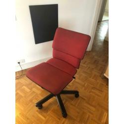 Martin Stoll bureaustoel, zonder armleuningen, rood