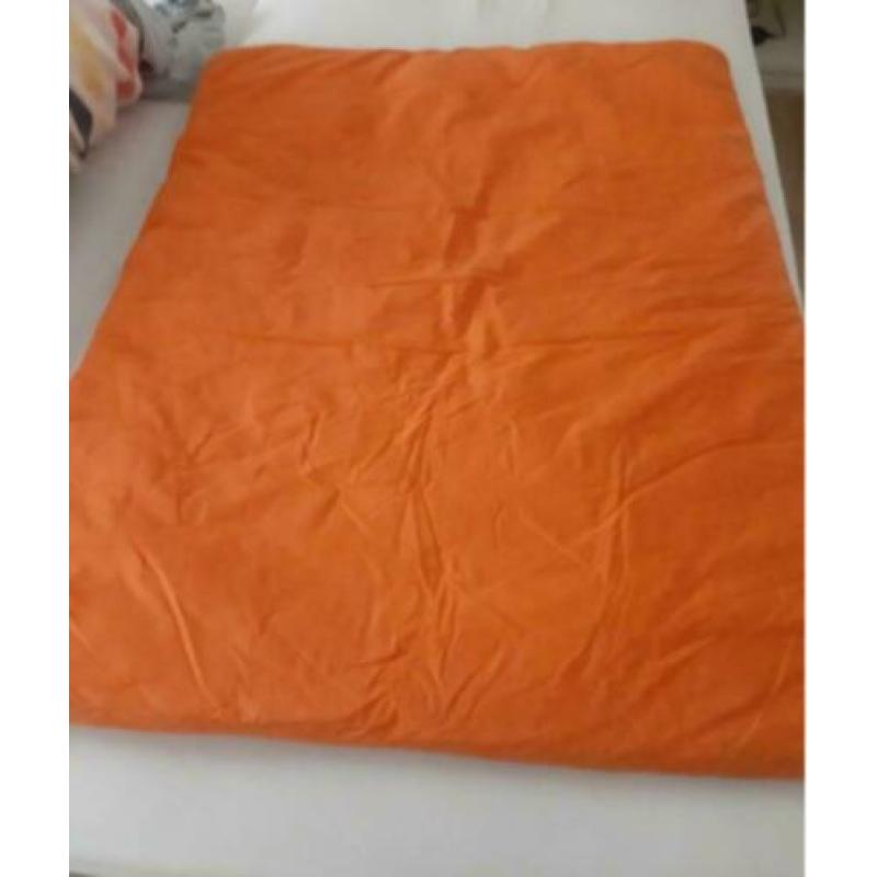 Jollein Boxkleed Rood Oranje Stof Baby Kleed Box Kleedje JLN