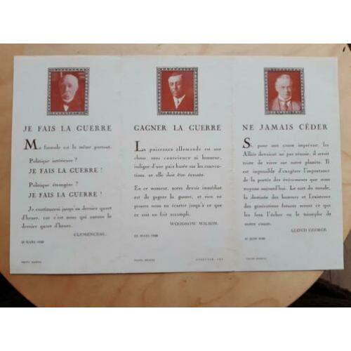 YMCA flyer Frankrijk voor de troepen wo1 ww1