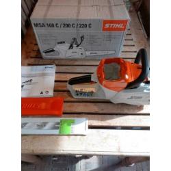 Stihl MSA 200 C accu kettingzaag nieuw.