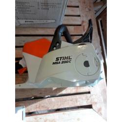 Stihl MSA 200 C accu kettingzaag nieuw.