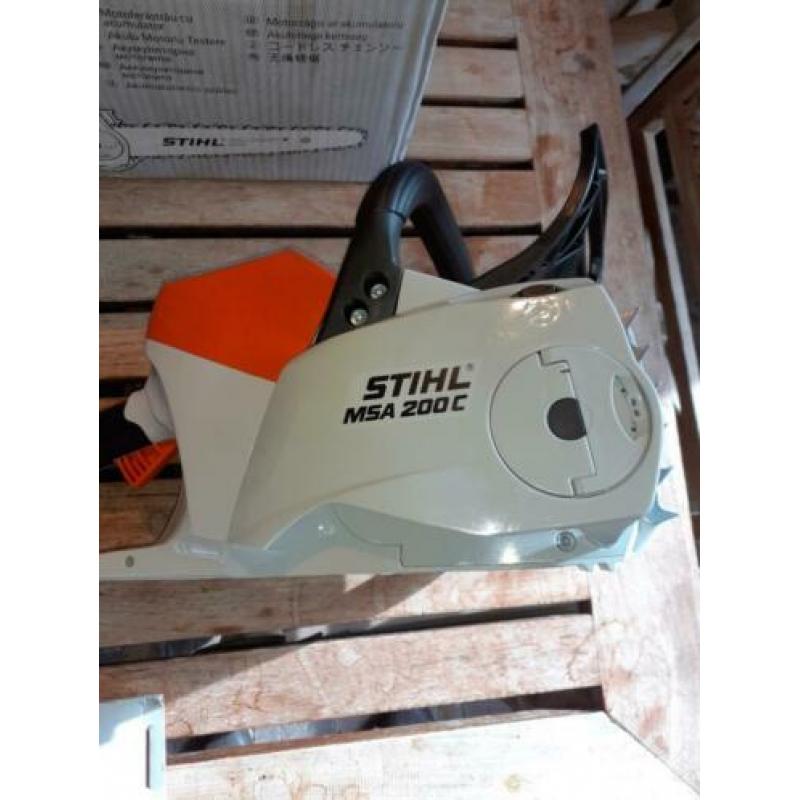Stihl MSA 200 C accu kettingzaag nieuw.