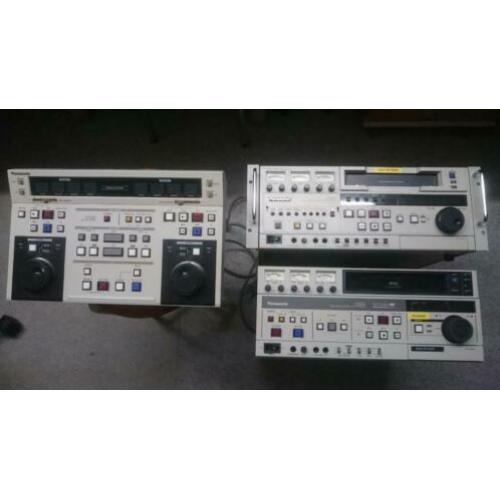 Studio sVHS videorecorders met mengpaneel