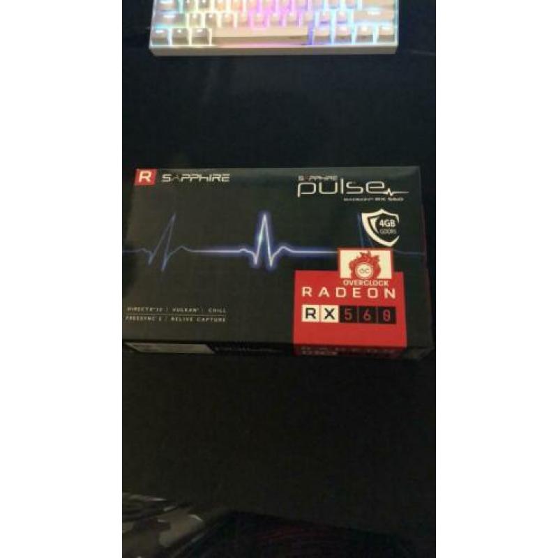 Sapphire Pulse RX 560 4GB OC (Nieuw in doos)