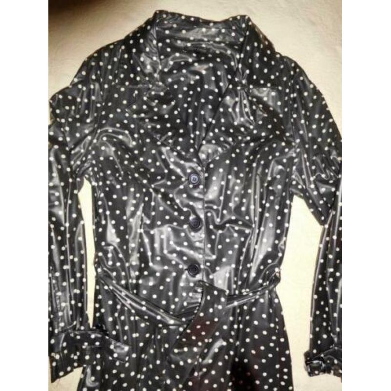 Blikvanger Regenjas/coat/Jas & Polkadot KING LOUIE L=40/42