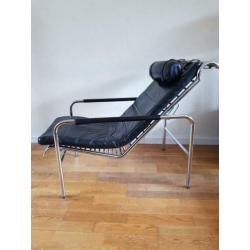 Vintage italiaans design stoel Genni Zanotta jaren 80 chroom