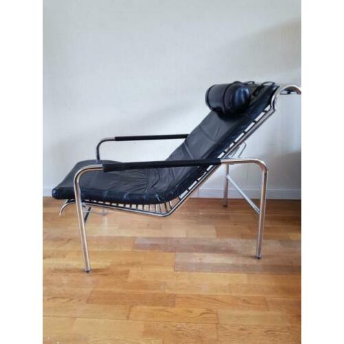 Vintage italiaans design stoel Genni Zanotta jaren 80 chroom