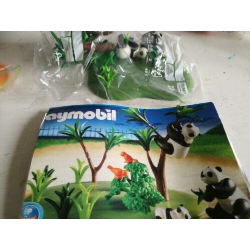 Playmobiel panda's, 3241, 4854 koala, 4853 stokstaartjes