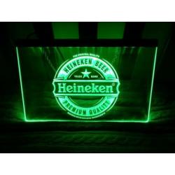 Heineken Rond Bier Logo Verlichting Lamp Cafe Bier Neon Led