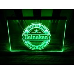 Heineken Rond Bier Logo Verlichting Lamp Cafe Bier Neon Led
