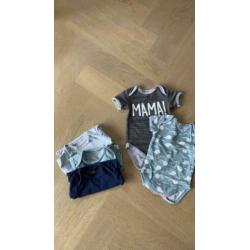 Set van 21 rompers maat 50/56