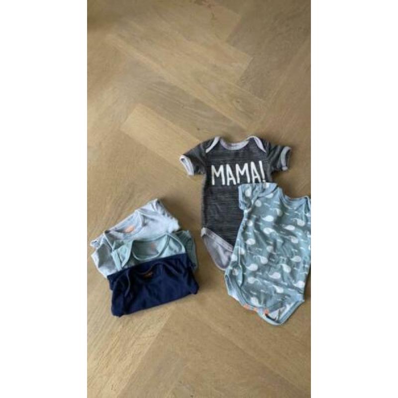 Set van 21 rompers maat 50/56