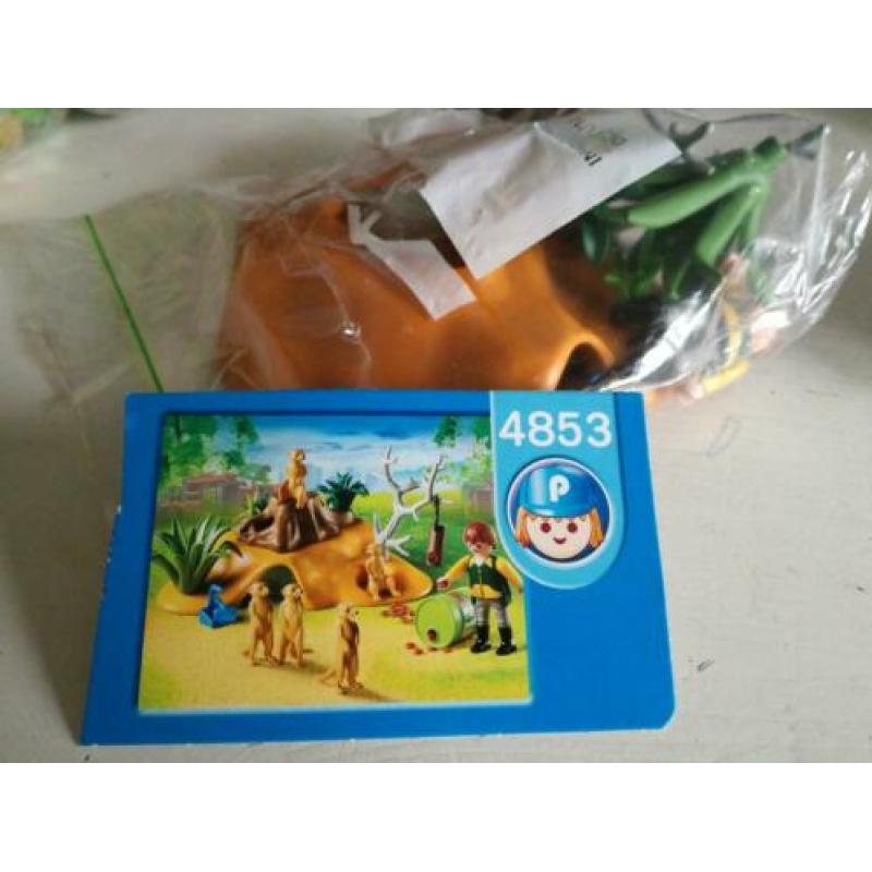 Playmobiel panda's, 3241, 4854 koala, 4853 stokstaartjes