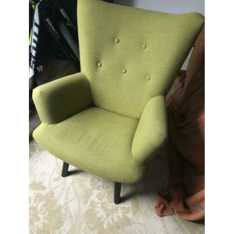 Mooie groen fauteuil. ,