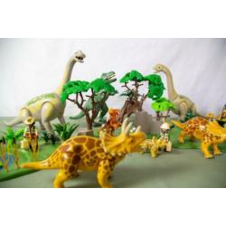 Playmobil zeer uitgebreid Dinosaurus park
