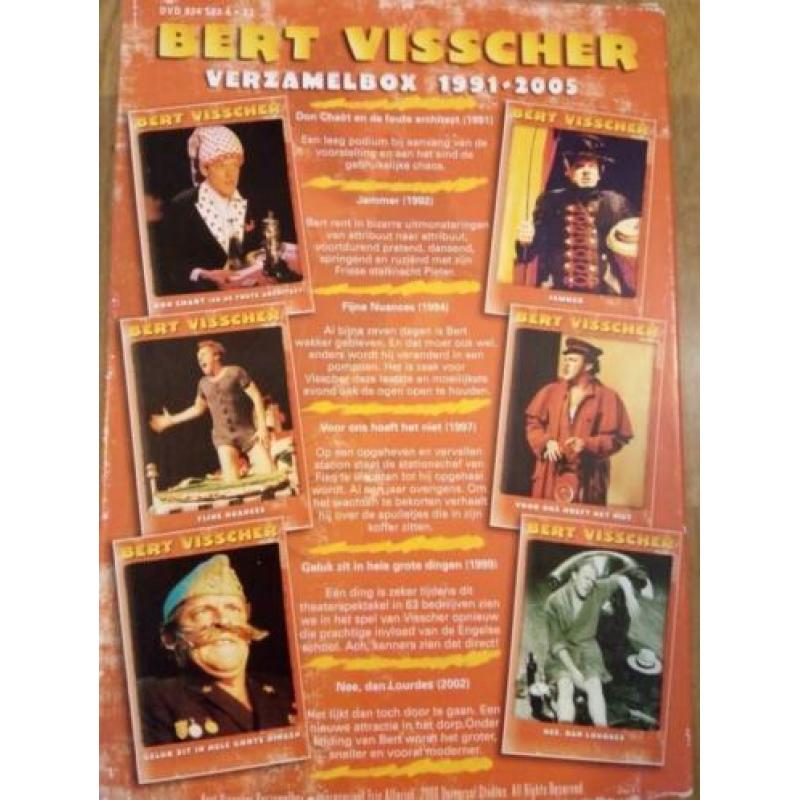 6Dvd-box "Bert Visscher "Verzamelbox 1991 - 2002.