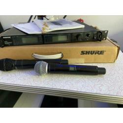 Shure UR4D met 2 Mics