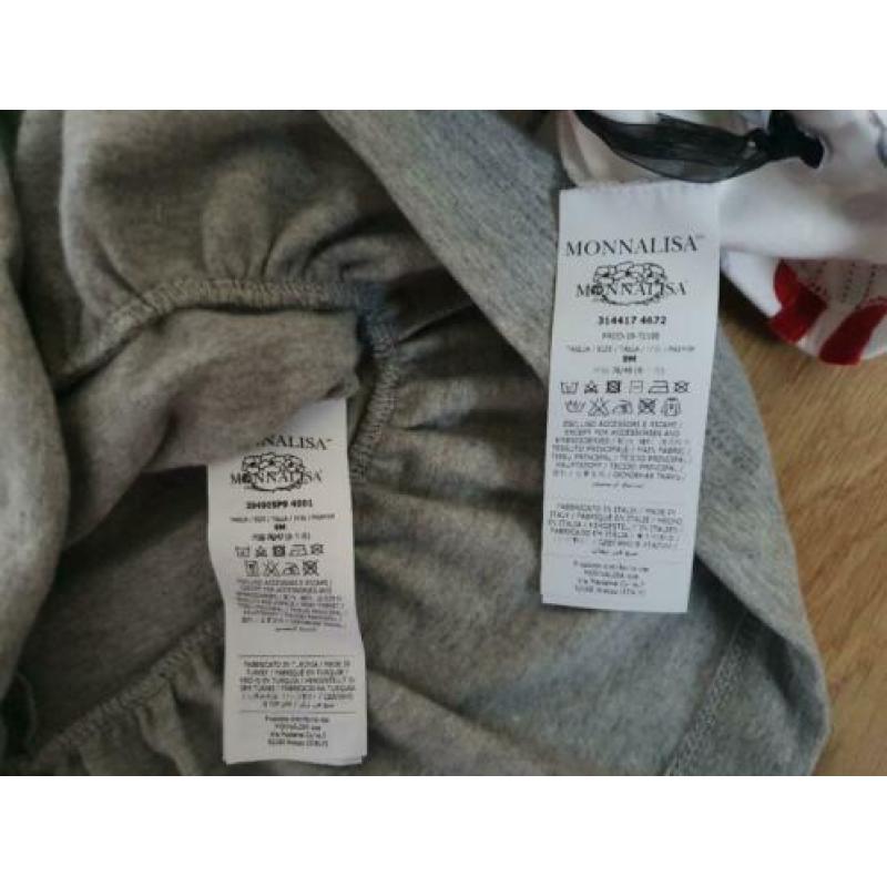 Monnalisa jurk en legging, 9 maand 74.