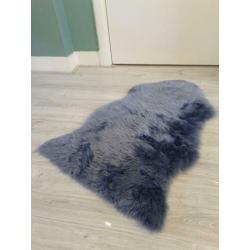 Mooie Schapenvachtjes Wit/Mintgroen/Blauw 64cm/90cm