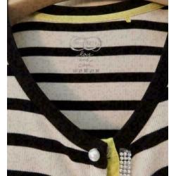 Marant zwart wit vest maat 38
