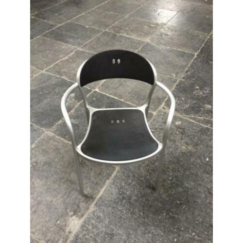zes stapelbare tafel stoelen - buiten tuin binnen bureau