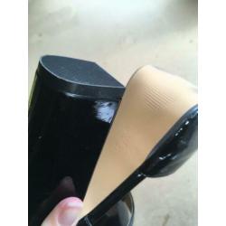 Plateau open pumps zwart maat 37