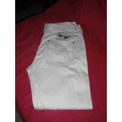 Nieuw ; Witte La Martina Heren Broek, size 36.