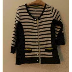 Marant zwart wit vest maat 38