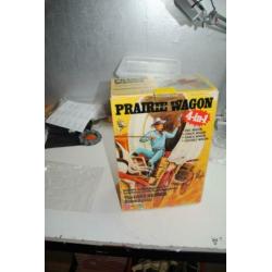 Lone ranger vintage playset prairie wagon !