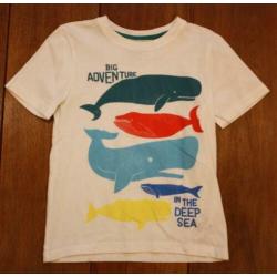 Jongens Korte Mouwen T-Shirt Maat 128 (in the deep sea) C&A
