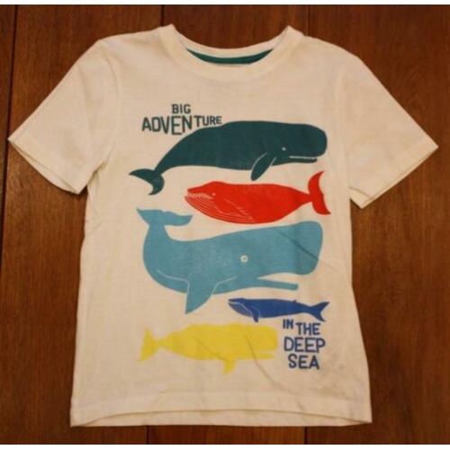 Jongens Korte Mouwen T-Shirt Maat 128 (in the deep sea) C&A