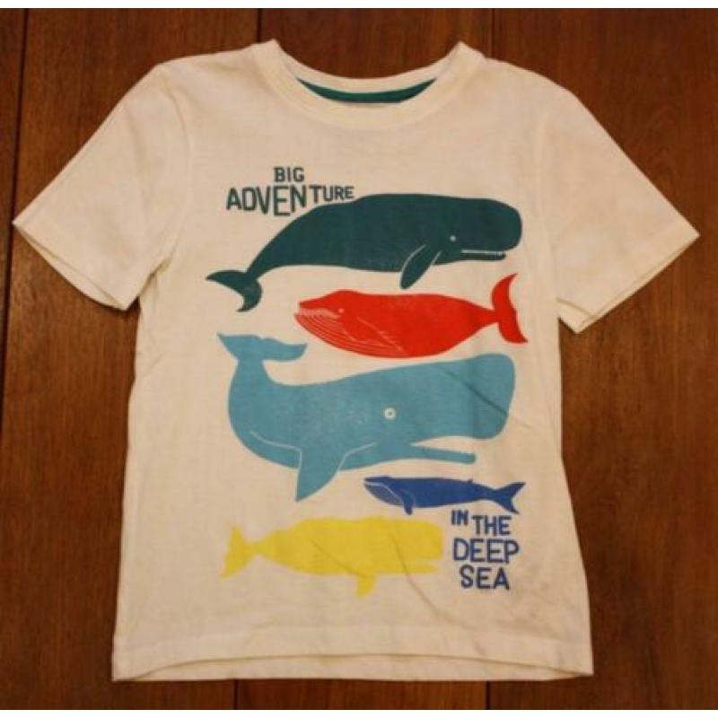 Jongens Korte Mouwen T-Shirt Maat 128 (in the deep sea) C&A