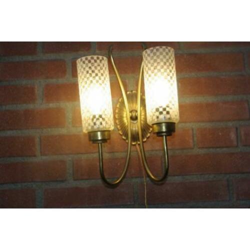 Wandlamp 60/70 jaren vorige eeuw