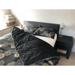 Quilted sprei set met hoeslaken en kussenslopen