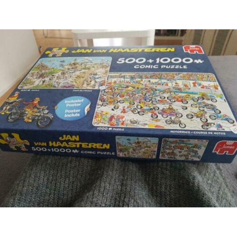 Jan van Haasteren puzzels 2 in 1 doos (500 en 1000 stukjes)