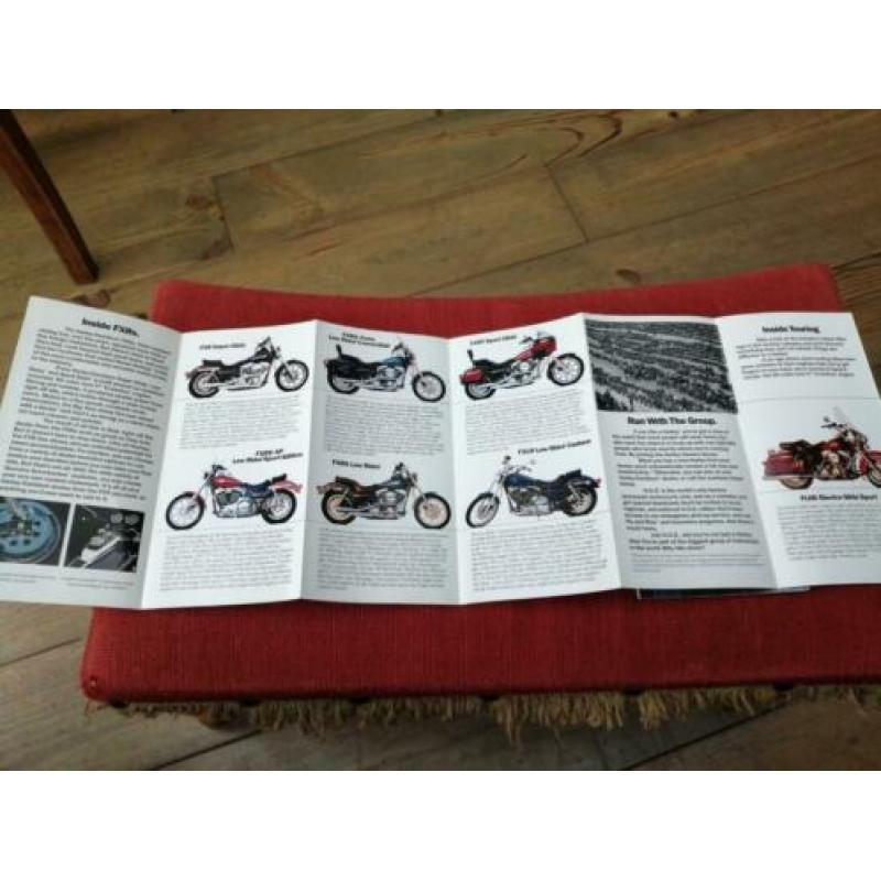 2x Harley Davidson 1991 folder evo