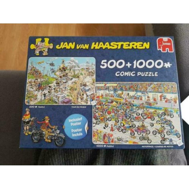 Jan van Haasteren puzzels 2 in 1 doos (500 en 1000 stukjes)