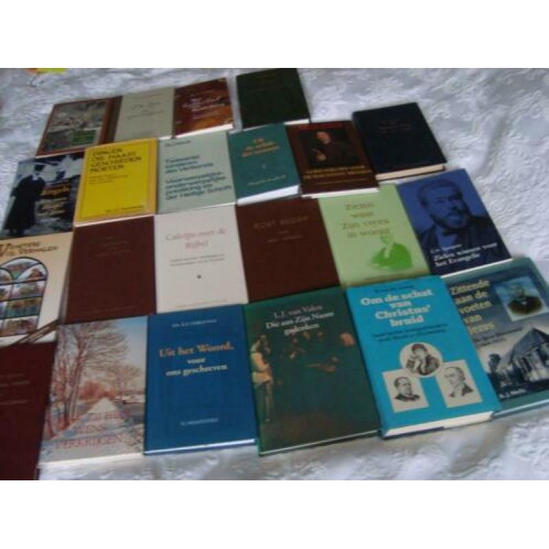 Theologische boeken a 2,00 p st,10 voor 17,50 20 v 30,00 eur