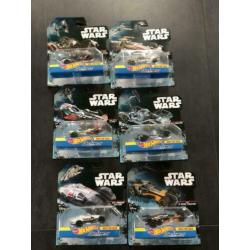 Star Wars Hot Wheels Carships modellen