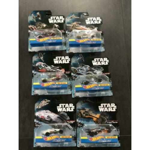Star Wars Hot Wheels Carships modellen