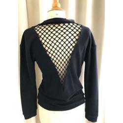 NIEUW Supertrash - Zwarte Trui/Top maat 38
